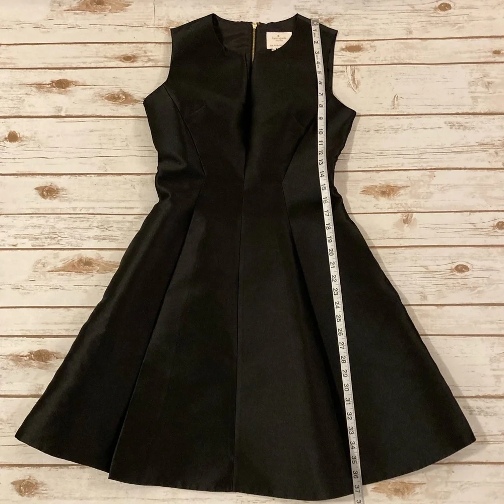 kate spade Black Sleeveless A-Line Mini Dress